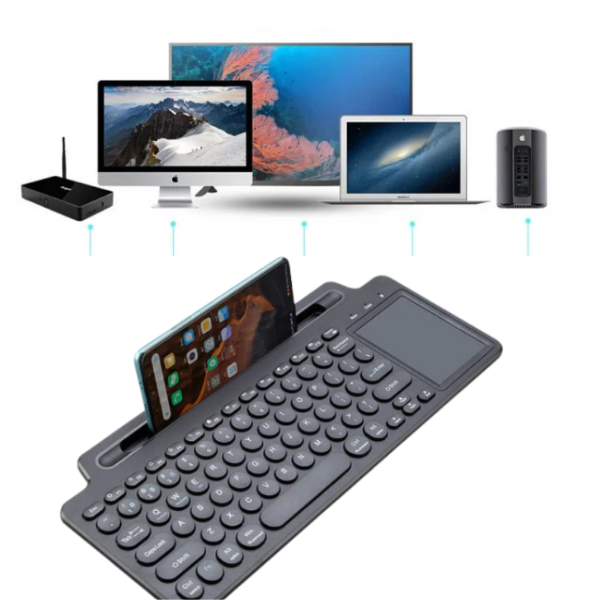 Teclado sem Fio com Touchpad